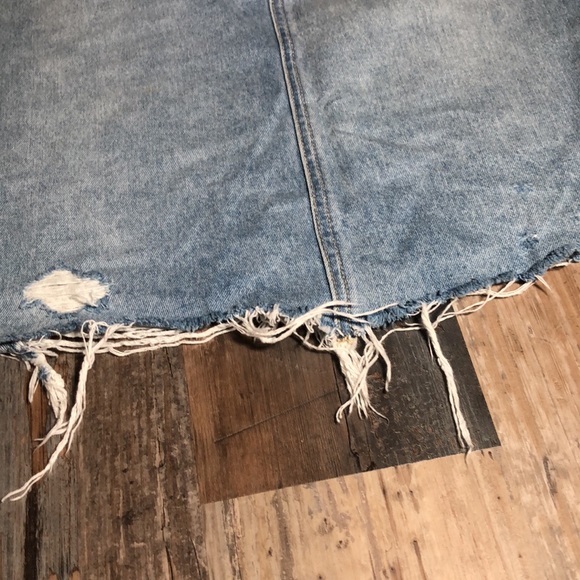 Distressed denim skirt Blank NYC - Picture 5 of 10